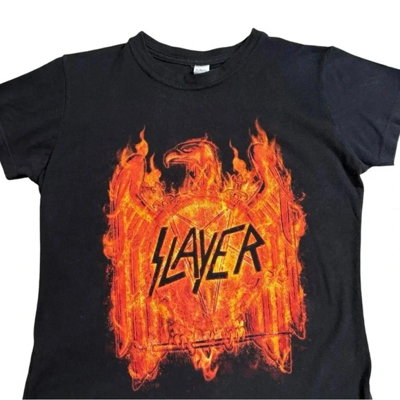 Vintage Slayer Fire Bird Women’s Fit Tee - Picture 3 of 10